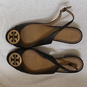 Bkack Tory Burch Sandals,